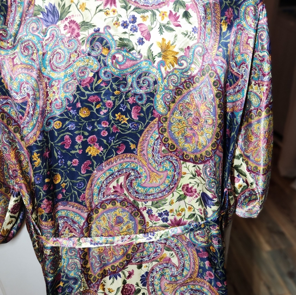 Vtg California Dynasty Robe Size Large - Picture 8 of 8